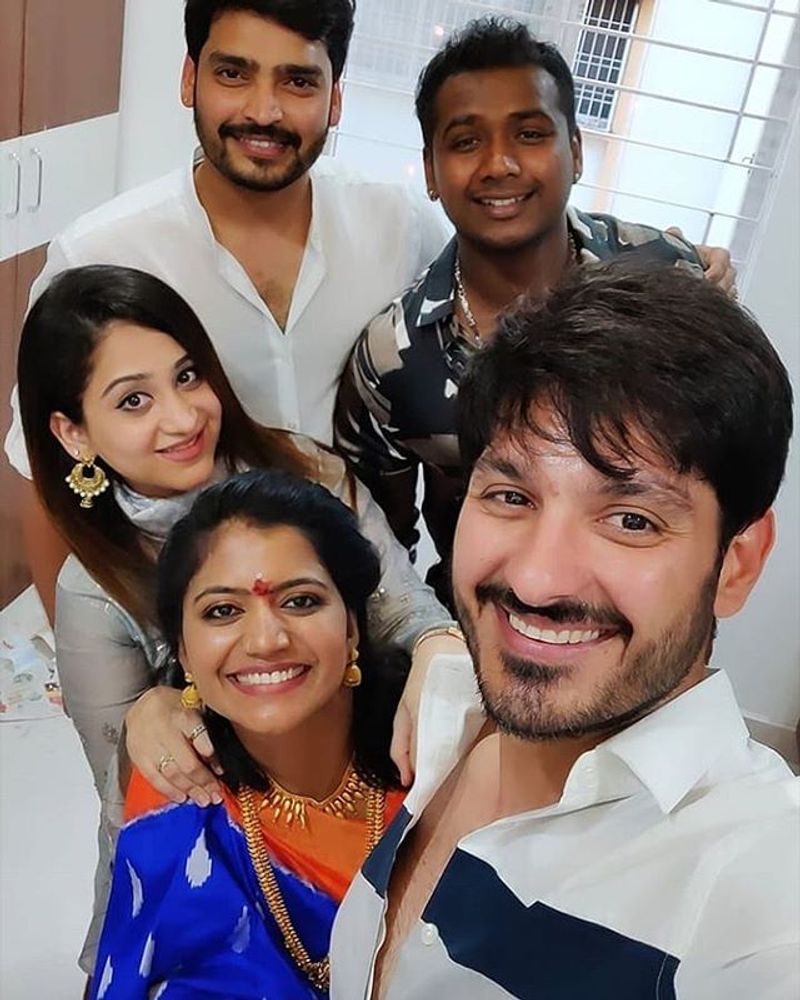 Bigg Boss 3 contestants at Shiva Jyothi new house warming ceremony