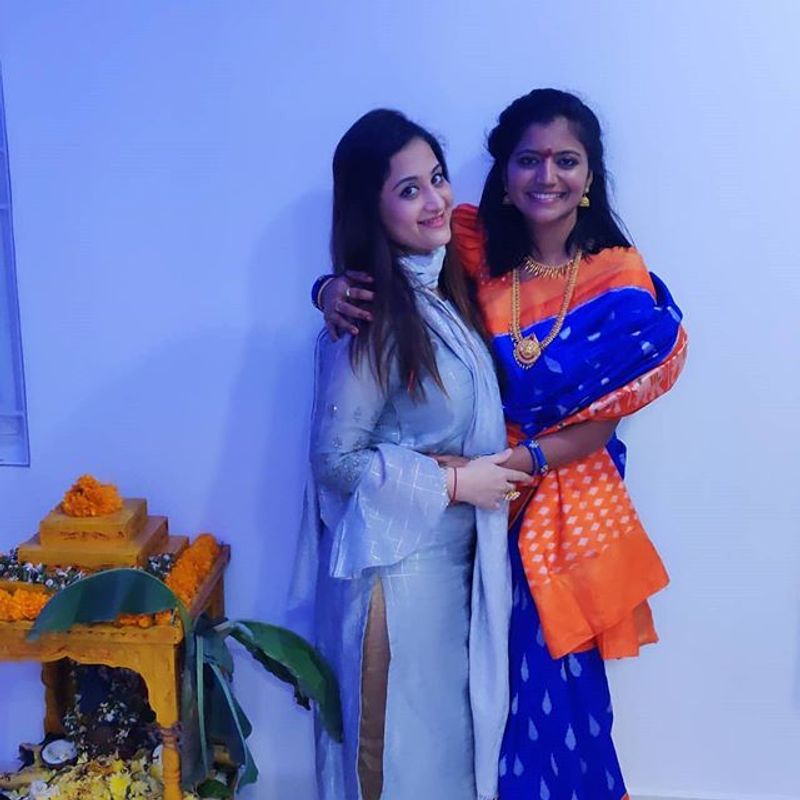 Bigg Boss 3 contestants at Shiva Jyothi new house warming ceremony