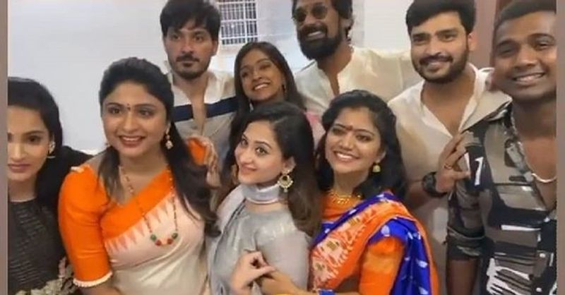Bigg Boss 3 contestants at Shiva Jyothi new house warming ceremony