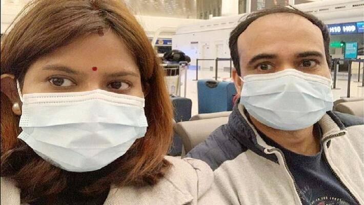 Corona Virus: The couple said that Thank you Modi was imprisoned in the flat for a month as soon as he arrived in India asa Corona Virus: The couple said that Thank you Modi was imprisoned in the flat for a month as soon as he arrived in India asa