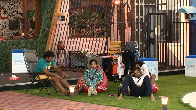 aryas double stand on group game inside the bigg boss house