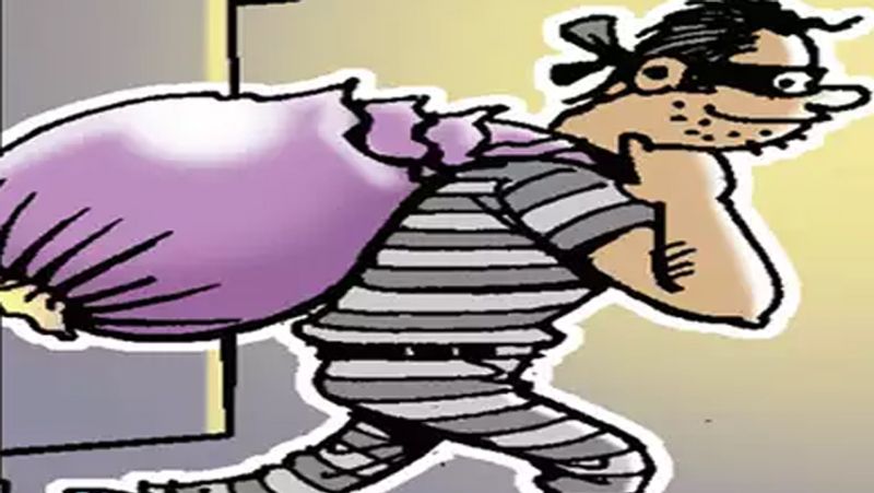 हाथ में तिजोरी की चाभी लिए हुए ही चोर सोफे पर गहरी नींद में सो गया।