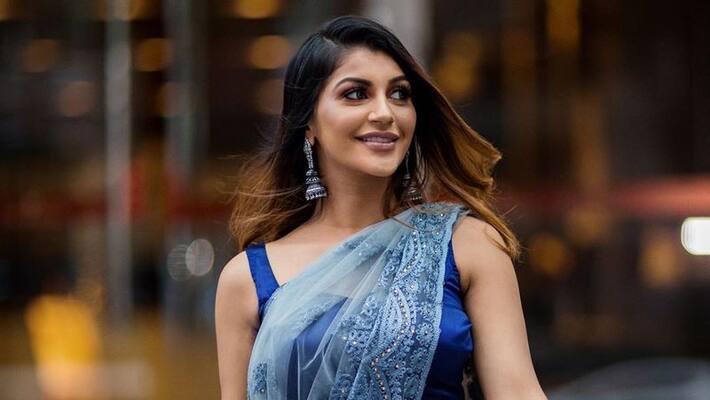 Actress Yashika anad Hot Saree Photo Going Viral In social media Actress Yashika anad Hot Saree Photo Going Viral In social media