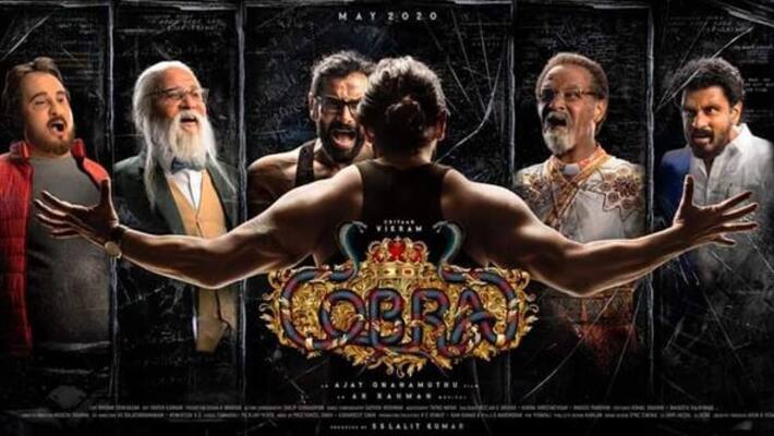 vikram copra movie first look poster released vikram copra movie first look poster released