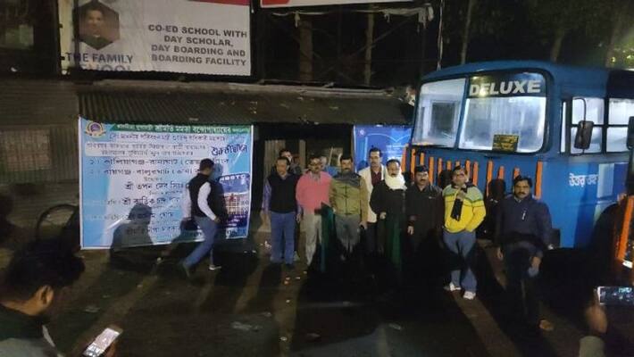 Transport department starts bus service in Kaliagung Transport department starts bus service in Kaliagung