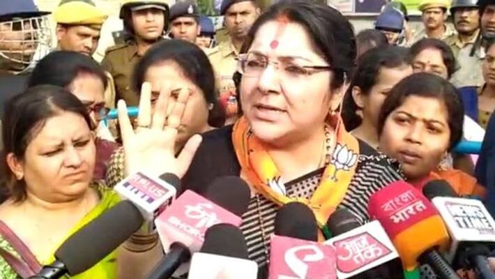 BJP leader locket Chatterjee slams Mamata Banerjee on woman safety BJP leader locket Chatterjee slams Mamata Banerjee on woman safety