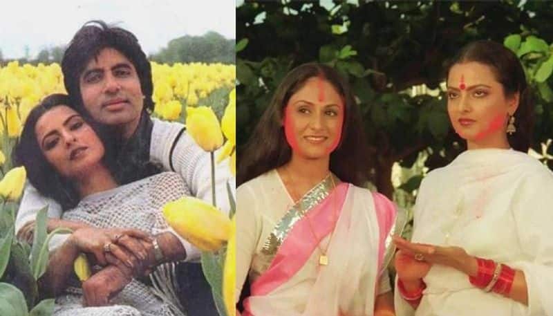 The earlier rumours about actress Rekha being in a relationship with Amitabh Bachchan has made it impossible especially after Jaya Bhaduri became Jaya Bachchan.