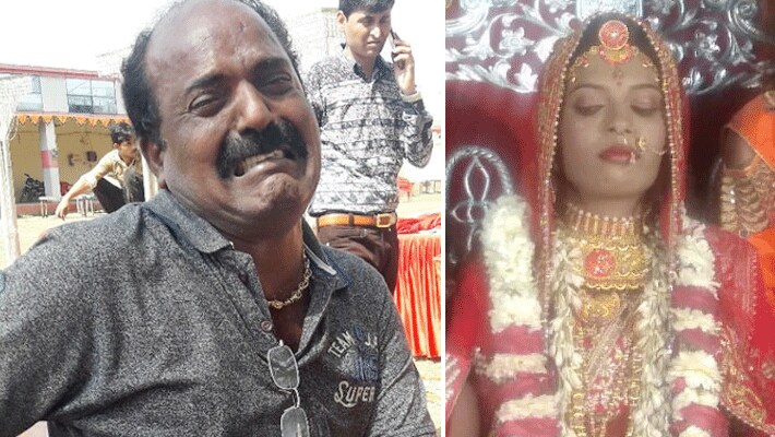 यह हैं दुल्हन प्रीति के पिता रमेश। बस हादसे के पहले तक उनकी आंखों में एक चमक थी। बात-बात पर चहक रहे थे, लेकिन हादसे के बाद से उनके आंसू नहीं रुके। हादसे की खबर सुनकर मानों उनके पैरों तले से जमीन ही खिसक गई थी। वे लगातार रोये जा रहे थे। बेटी की विवाह की रस्में आंसू छुपाकर पूरी करते रहे। उन्होंने अपनी पत्नी और बेटी को शादी तक यह नहीं बताया था कि हादसे में किस-किसकी मौत हुई है।