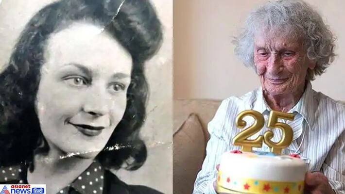 100 year old grandmother celebrates her 25th birthday due to Leap Year KPP 100 year old grandmother celebrates her 25th birthday due to Leap Year KPP