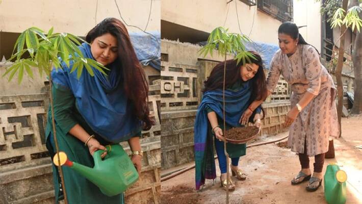 senior actress kushboo comments on green india challenge senior actress kushboo comments on green india challenge