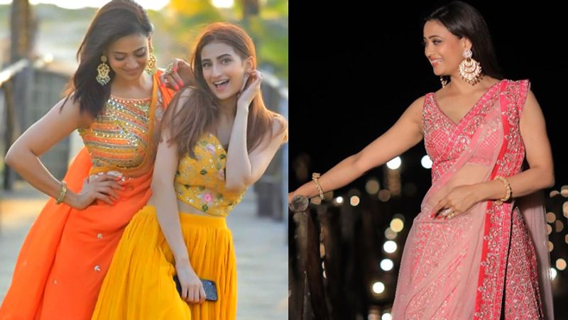 बता दें कि भाई की हल्दी सेरेमनी में श्वेता तिवारी ने पीला लहंगा पहना था। इतना ही नहीं, उनकी बेटी पलक भी मम्मी से मैच करता हुआ लहंगा पहनी थी। वहीं, श्वेता का बेटा रेयांश भी यलो कलर की ड्रेस में दिखा।