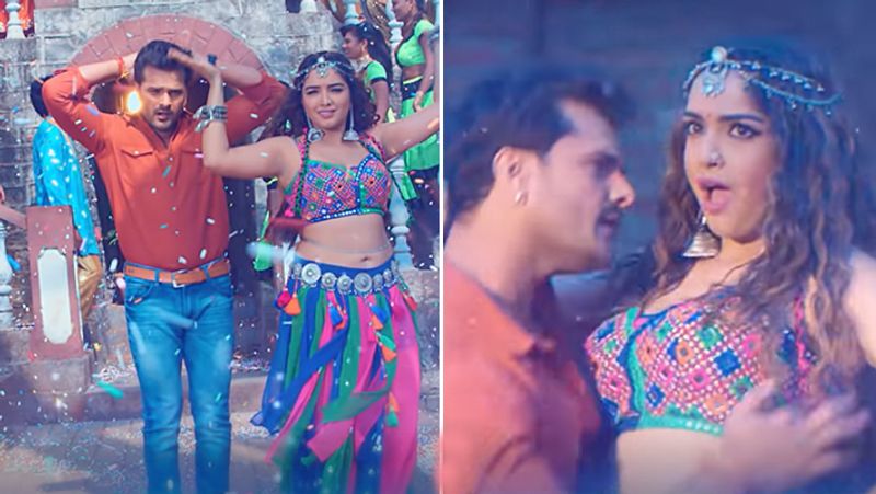 Khesari lal yadav And Amrapali dubey new song Laga Ke Vaseline going Viral From Mehandi Laga Ke Rakhna 3 KPY