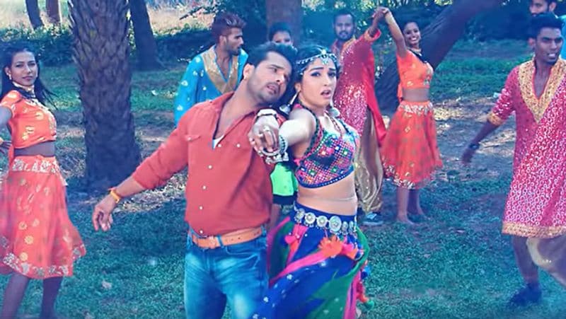 Khesari lal yadav And Amrapali dubey new song Laga Ke Vaseline going Viral From Mehandi Laga Ke Rakhna 3 KPY