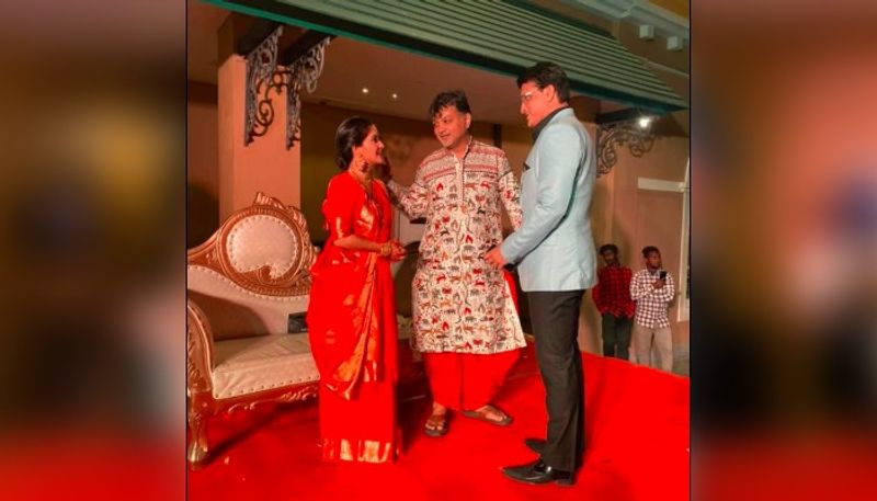 Reception party of srijit mukherjee and rafiath rashid mithila
