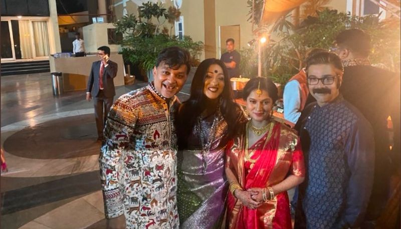 Reception party of srijit mukherjee and rafiath rashid mithila