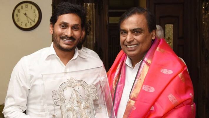 Mukesh Ambani met CM of Andhra Pradesh Jaganmohan Reddy kpm Mukesh Ambani met CM of Andhra Pradesh Jaganmohan Reddy kpm