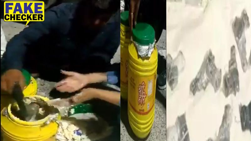 guns hidden in ghee cans old video shared linking with delhi riots kpt