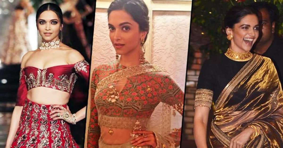 31 Unknown facts about Deepika Padukone! | Saree blouse designs latest, Saree  blouse styles, Designer saree blouse patterns