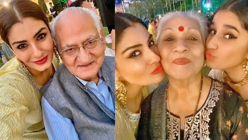 Raveena tandon on Niece Wedding With Daughter Rasha KPG