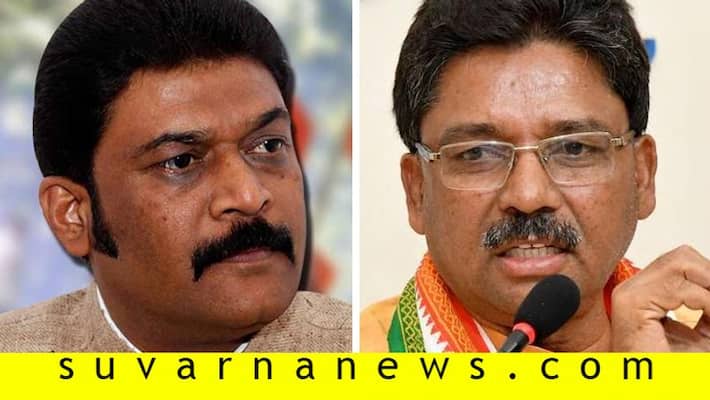 Former MP V S Ugrappa Says Charge sheet Against Minister Anand Singh Former MP V S Ugrappa Says Charge sheet Against Minister Anand Singh
