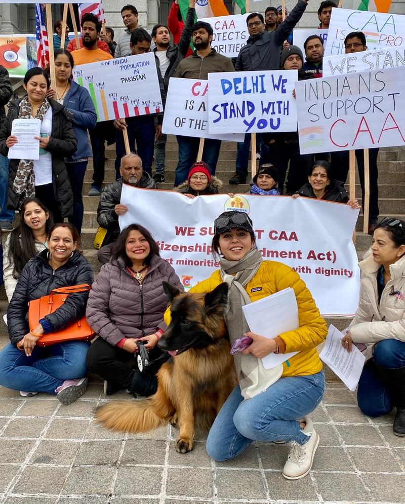 Support for Modi-led government’s new law Citizenship Amendment Act (CAA) surges in Denver, Colorado in the United States