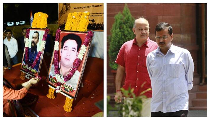 Arvind Kejriwal Announces 1 Crore For Family Of Intel Man Killed In Delhi Arvind Kejriwal Announces 1 Crore For Family Of Intel Man Killed In Delhi
