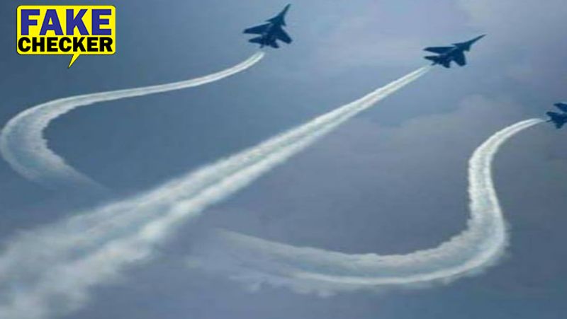 indian airforce trishul formation during republic day 2020 parade morphed image viral kpt