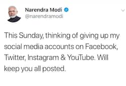 PM Modi expresses interest to give up social media accounts, Twitterati plead #NoSir