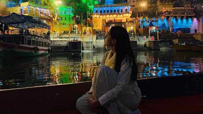 sara ali khan shared a picture of banarasi Ghat sara ali khan shared a picture of banarasi Ghat