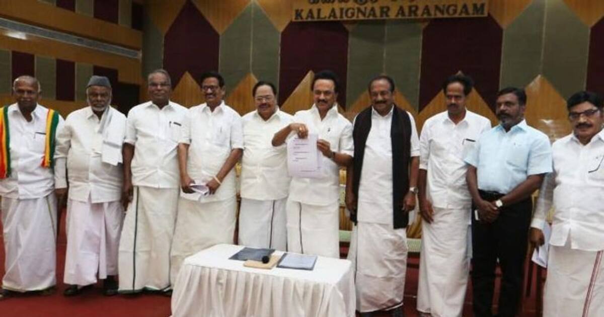 திமுக கூட்டணியில் காங்கிரசுக்கு 1 மேயர்..  இதற கூட்டணி கட்சிகளுக்கு ஒதுக்கப்பட்ட  இடங்களின் முழு விவரம்.