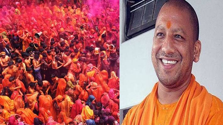 cm yogi adityanath visit mathura for holi celebration kpl cm yogi adityanath visit mathura for holi celebration kpl