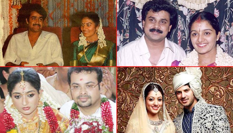 From Mohanlal to Dulquer Salman to Dileep: 14 unseen marriage pictures of Malayalam actors