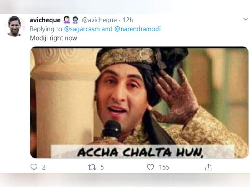 netizens reaction on pm narendra modi quitting social media memes viral kpt