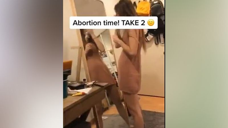 Girl records live abortion on tiktok angers people online kph