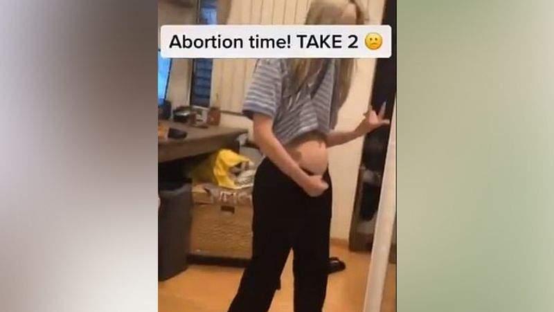 Girl records live abortion on tiktok angers people online kph