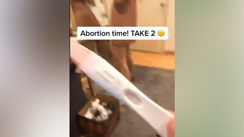 Girl records live abortion on tiktok angers people online kph