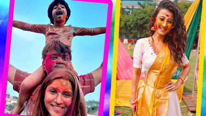 Tollywood celebration of Holi Tollywood celebration of Holi