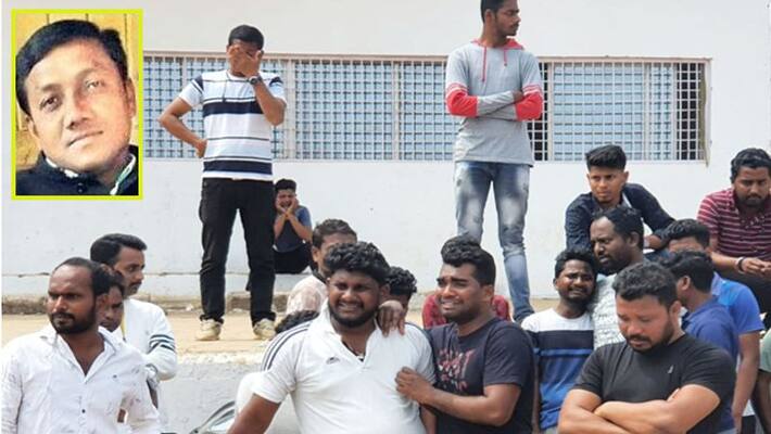 emotional scene after the death of his friend football player in Sukma from blood cancer kpa emotional scene after the death of his friend football player in Sukma from blood cancer kpa