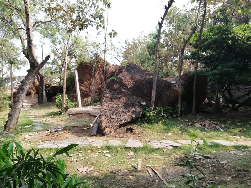 Photos of Demolition of Virupapuragadde Resorts
