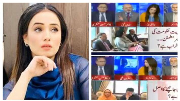 Pak panelist falls off his chair during live TV debate Pak panelist falls off his chair during live TV debate