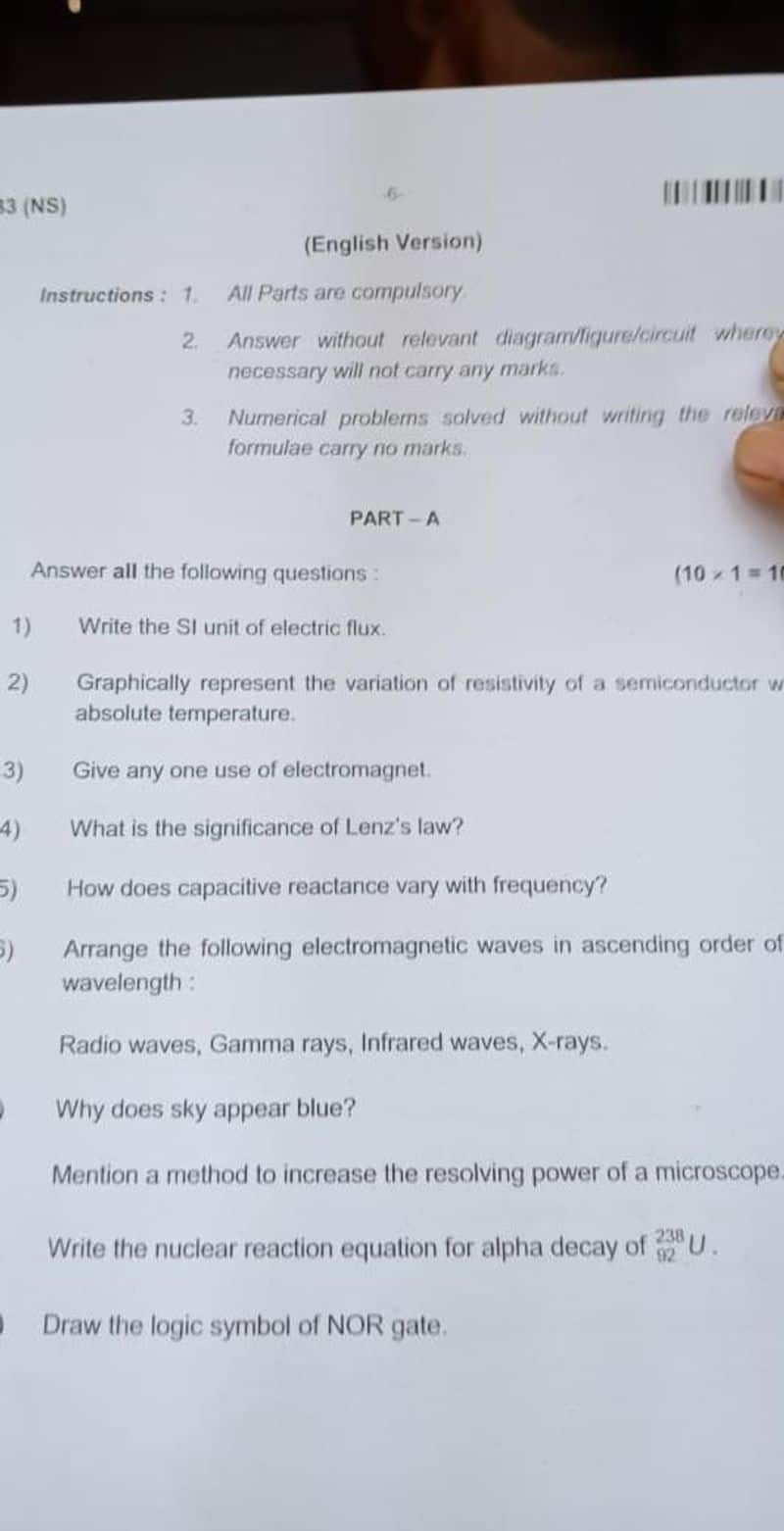 PUC Question Paper Leak on Social Media in Indi in Vijayapura District