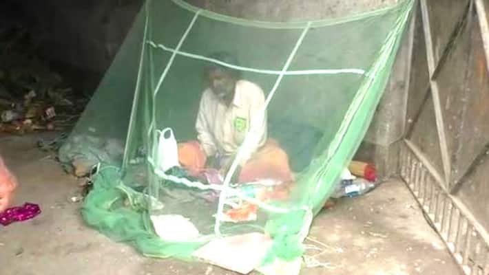 Man allegedly push his father into dustbin Man allegedly push his father into dustbin