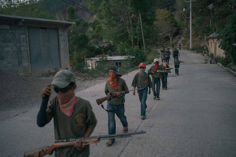 children from this mexico village being armed to fought drug cartels