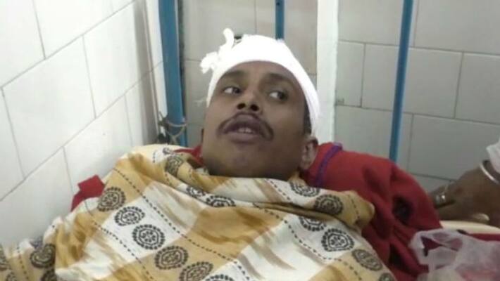 A BJP worker allegedly attacked by TMC in Naihati A BJP worker allegedly attacked by TMC in Naihati