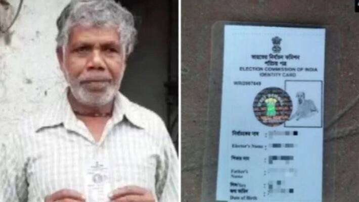 Bengal man issued Voter ID with dogs photo on it Bengal man issued Voter ID with dogs photo on it