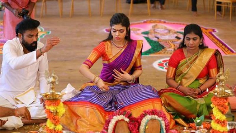 Rakshita the daughter of BJP minister Sriramulu will be royal wedding today kps
