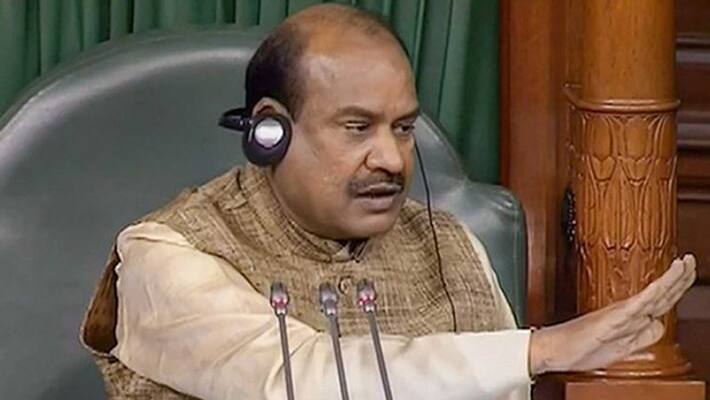 Lok Sabha's adjourned for 2 hours by Speaker Om Birla, Opposition shouts slogans again Lok Sabha's adjourned for 2 hours by Speaker Om Birla, Opposition shouts slogans again