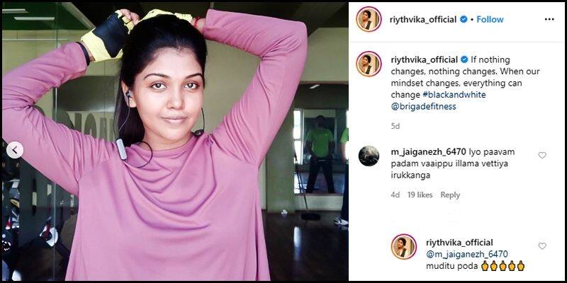 actress rithvika replay controversy show her real face