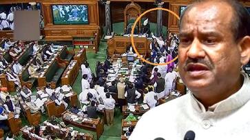 For their unparliamentary behaviour, 7 Congress MPs suspended from Lok Sabha for remainder of Budget Session