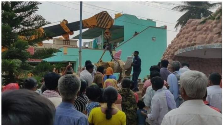 jesus statue was removed from karnataka jesus statue was removed from karnataka